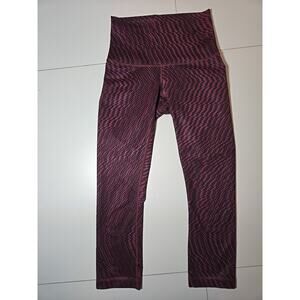 Lululemon Womens Size 4 Wunder Train High Rise Leggings Athletic Run
